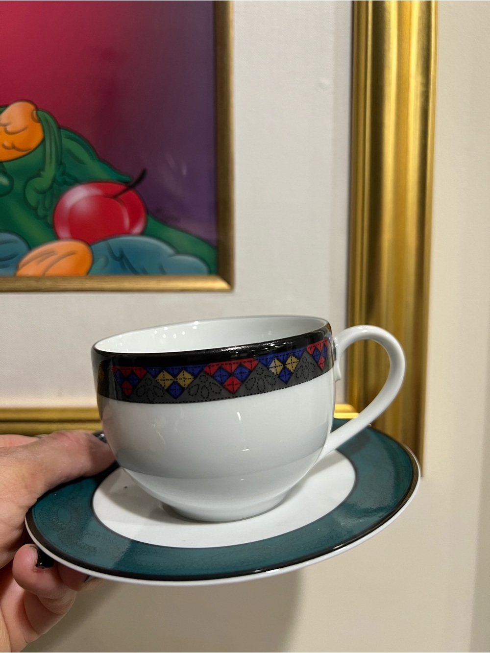 Dansk Cup and Saucer 🌺🌸☕️